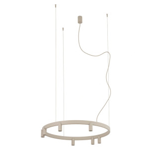 Люстра Nowodvorski 12284 Fourty Round GU10 R35+LED 7+6x10W+9W 3000K 710Lm IP20 бежева